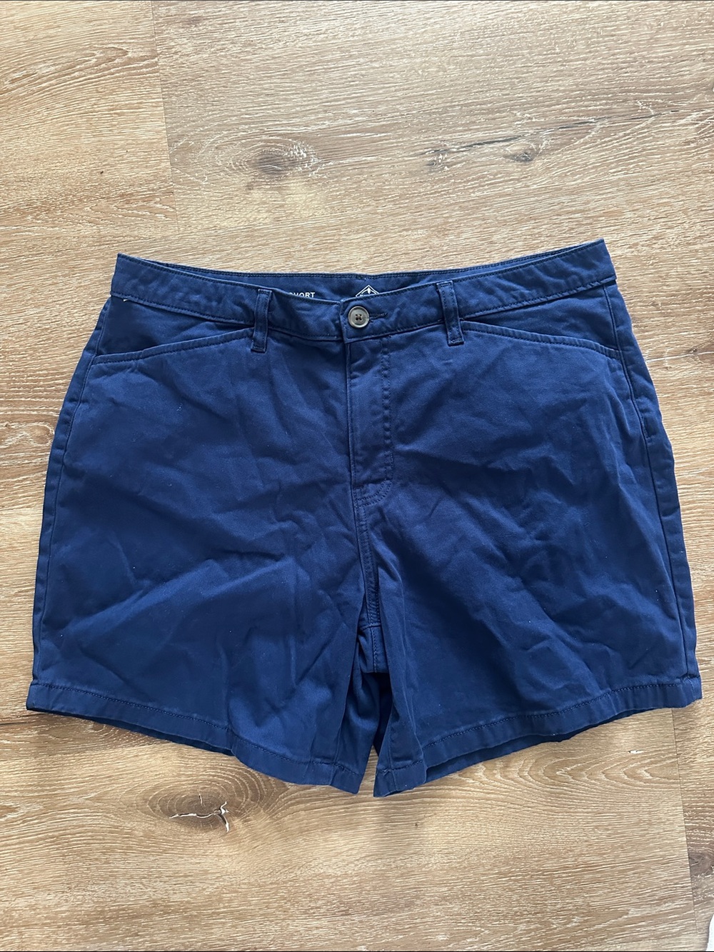 St. John's Bay Navy Golf Flat-Front Men's Shorts